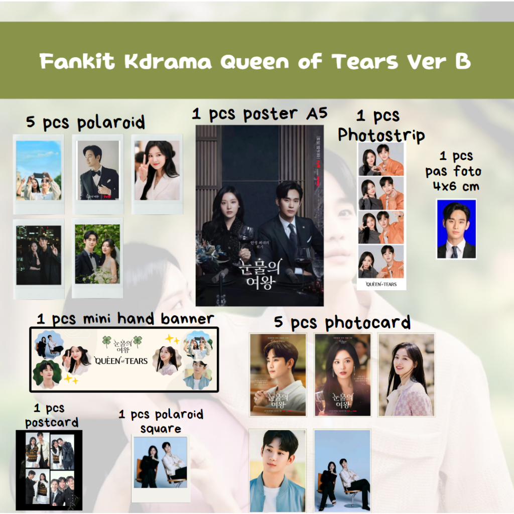 Fankit Kdrama Queen of Tears Ver B