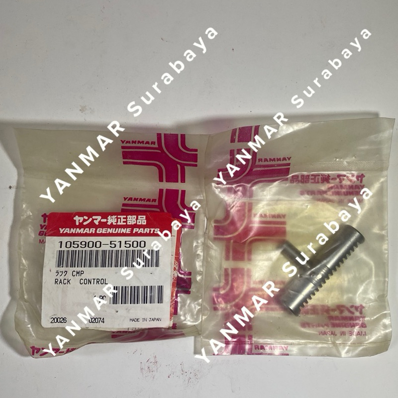 Rack control / Sisir bospom Yanmar TF300 105900-51500 Original