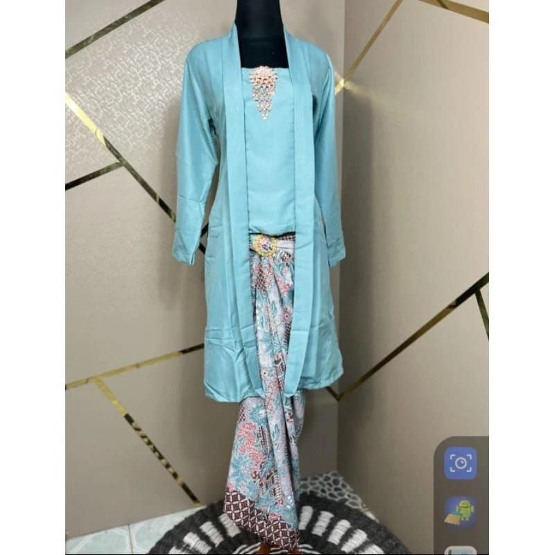 KOL Nozam~Kebaya Tunik Kutubaru Modern/kebaya muslimah/kebaya tradisional/kebaya murah/kebaya formal