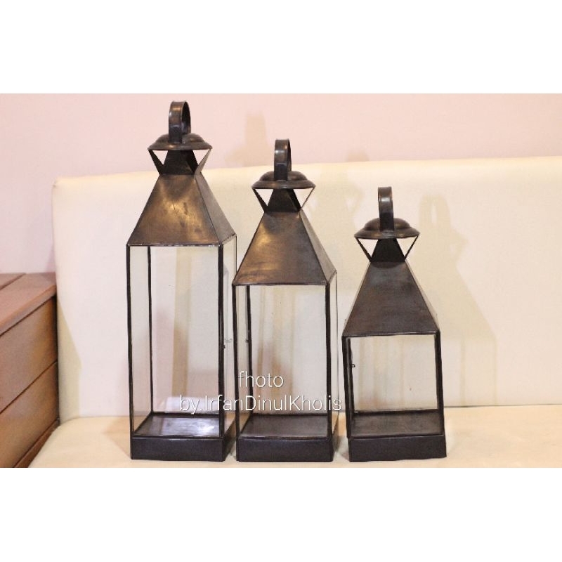lentera lilin / lentera hias / lampu hias / lentera dekorasi / lampu taman / lampu dekorasi