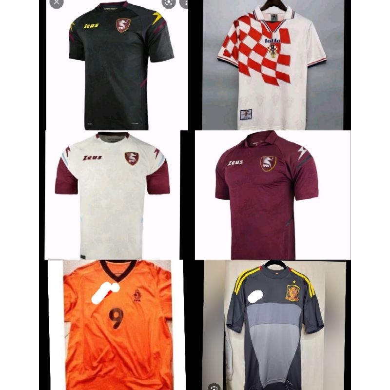 Jersey Kroasia 1998/Jersey Salernitana 2021 Home Away Third/Jersey Croatia 1998 World Cup/Jersey Bel