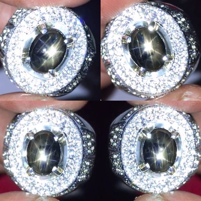 NATURAL BLUE 12 STAR SAPPHIRE NOHEAT