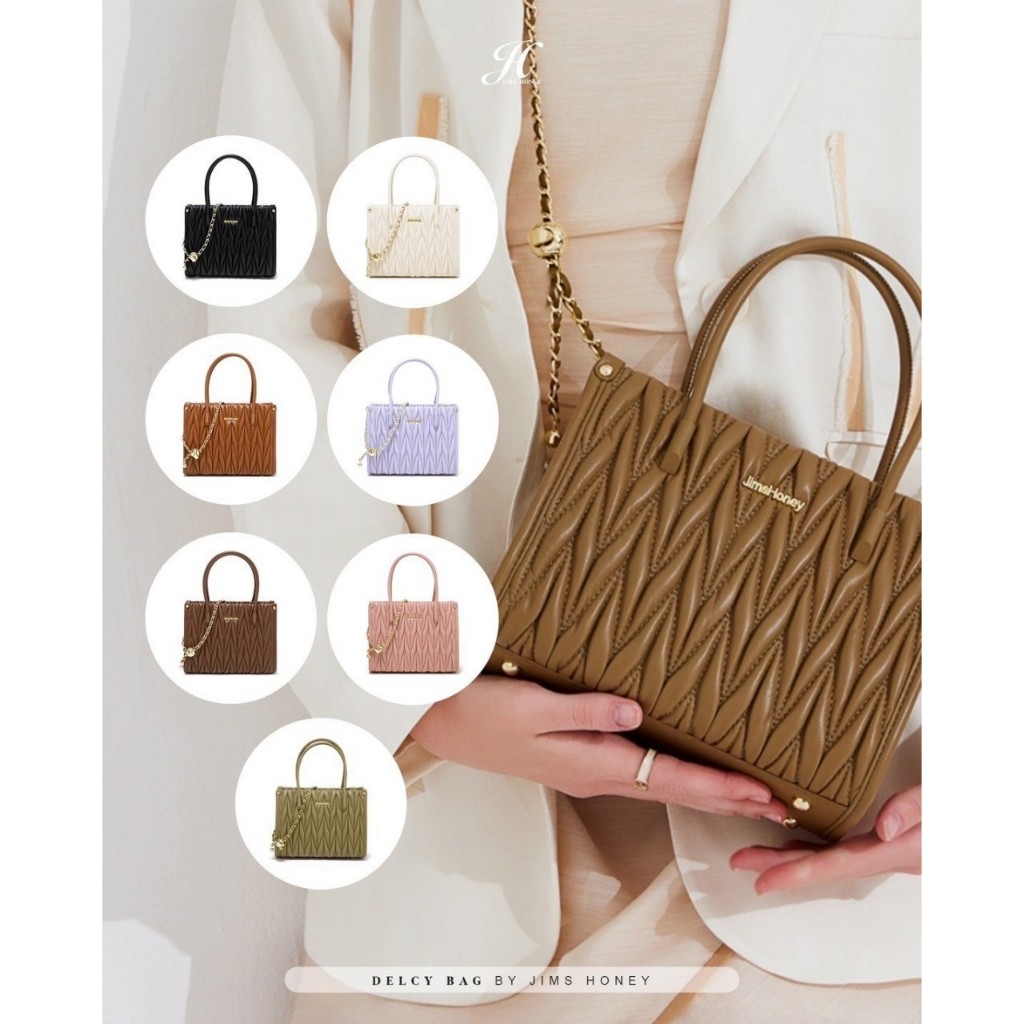 JIMS HONEY DELCY BAG Tas Selempang dan Bahu Wanita Slingbag Cewek Jimshoney Trendy Elegan