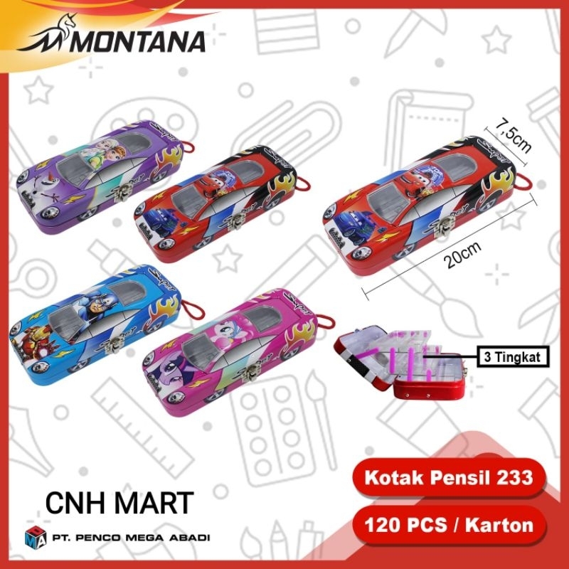 

Kotak Pensil Mobil B 233 - Kotak Pensil Kaleng Mobil