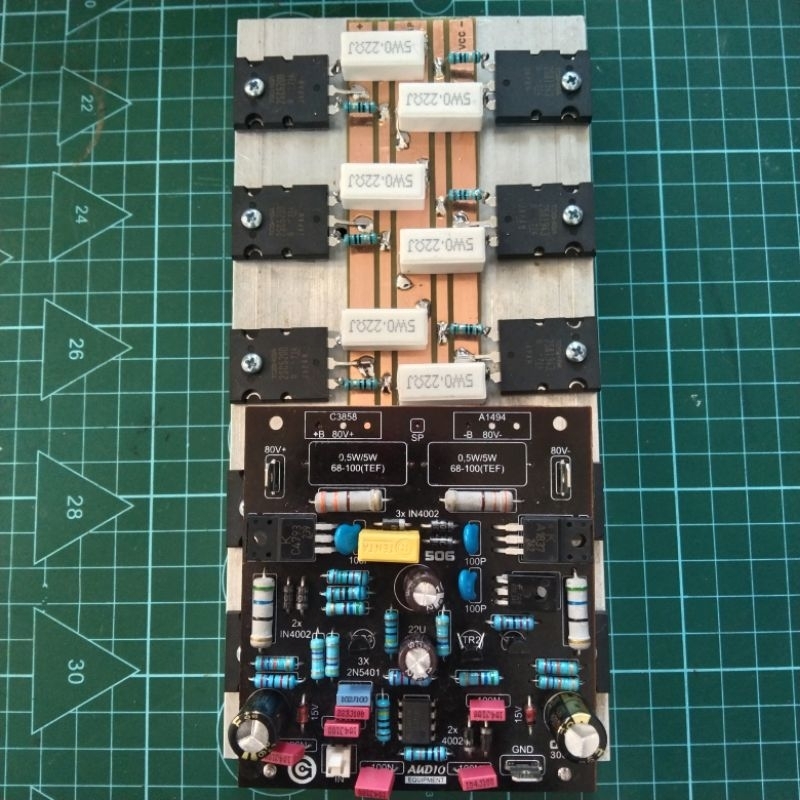 KIT POWER AMPLIFIER SOCL 506 PLUS FINAL  TOSHIBA 5200 SET SIAP PAKAI KIT POWER SOCL 506 + FINAL KIT 