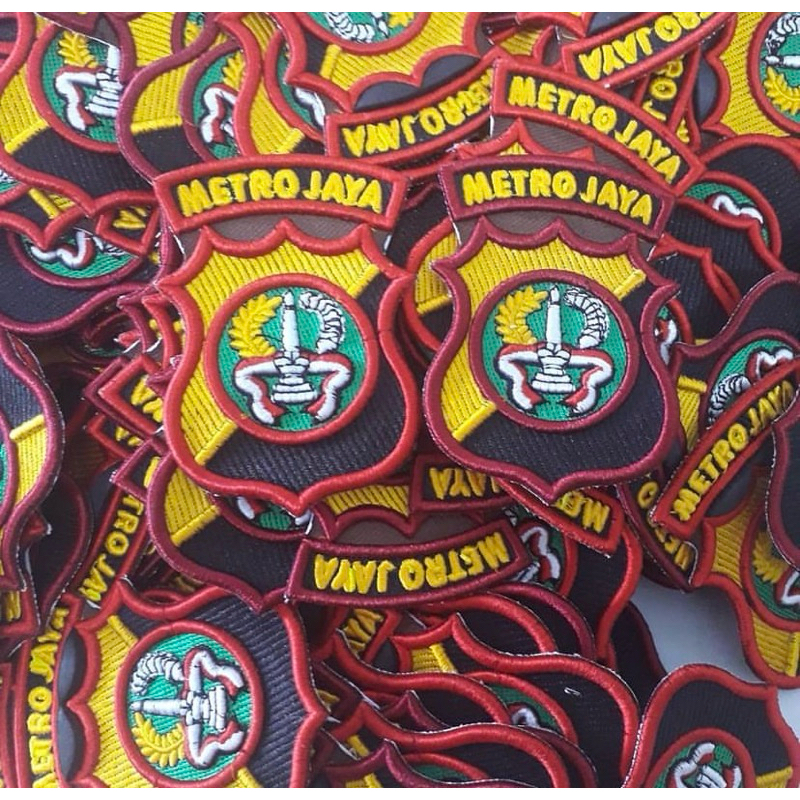 LOGO BORDIR POLDA METRO JAYA TIMBUL