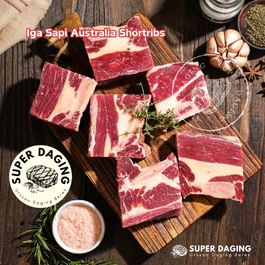 

Iga Sapi Australia / Premium Beef Shortribs - Super Daging Pekanbaru