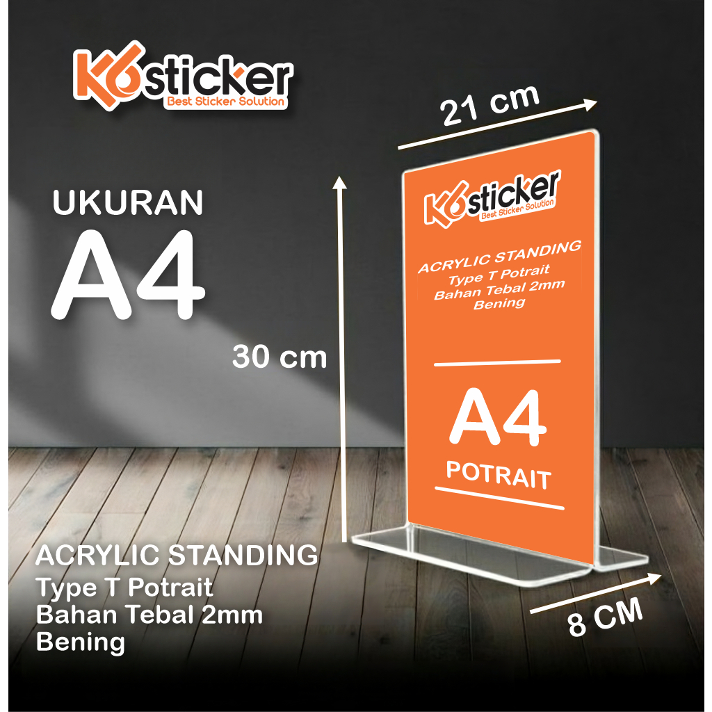 

Akrilik Acrylic A4 Tent card POTRAIT & LANDSCAPE. akrilik daftar menu. akrilik nomor meja. akrilik menu brosur. acrylic display order
