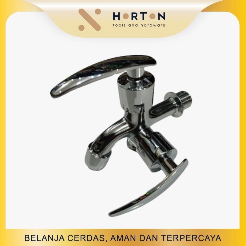 Kran Air Cabang / Keran Kran Tembok Air Double / Kran Shower Mandi / Kran Cabang