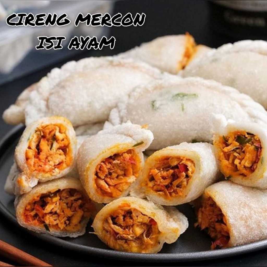 

Cireng MERCON isi ayam cuir pool pedas isi 10Biji