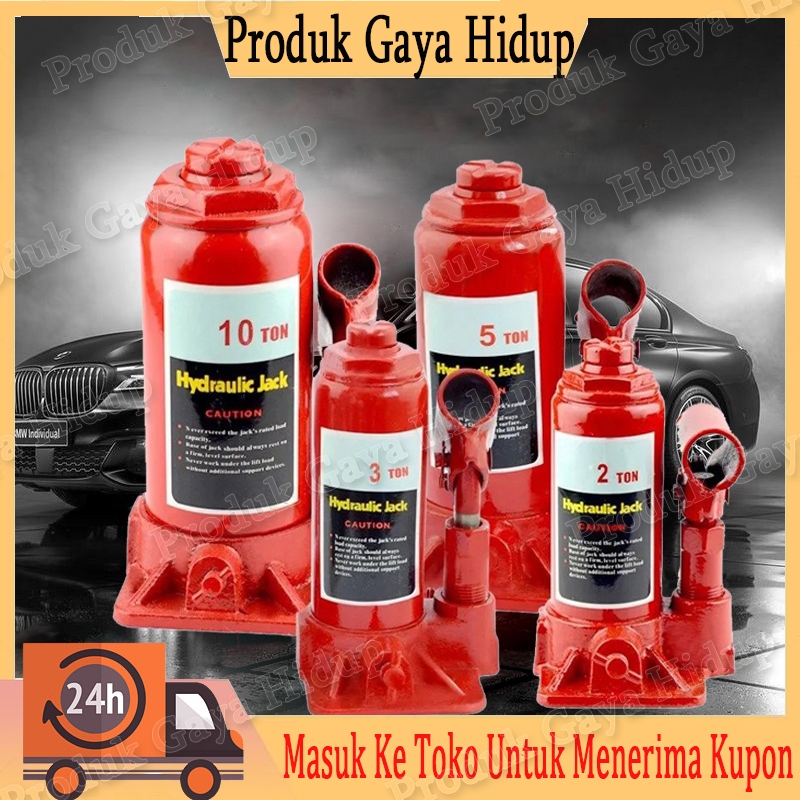Dongkrak Botol Dongkrak Mobil Hidrolik Hydraulic Jack Universal botol 2ton 5ton 10Ton Dongkrak Hidro