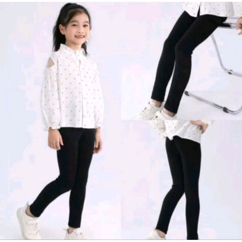 Legging Anak Perempuan Hitam Polos