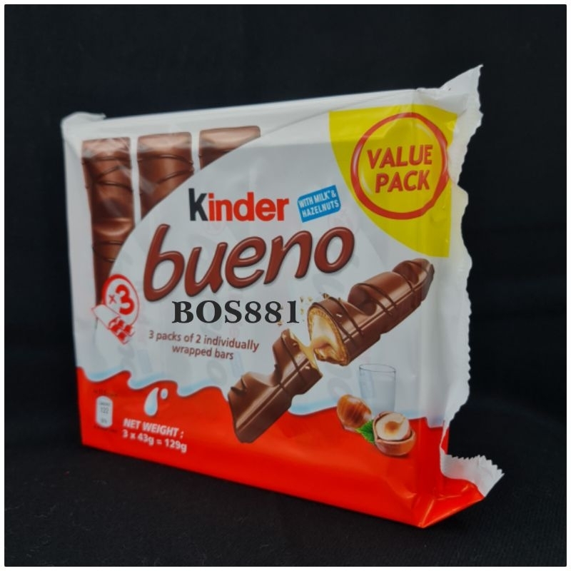 

Kinder Bueno Valuepack 3x43g