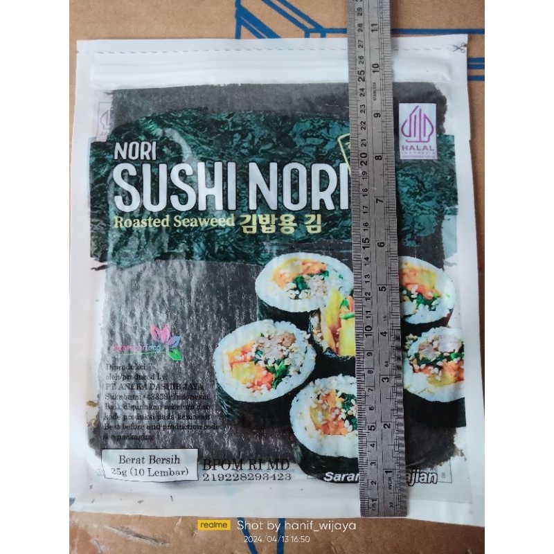 

Sushi Nori / Rumput Laut isi 10 & 50 Lembar