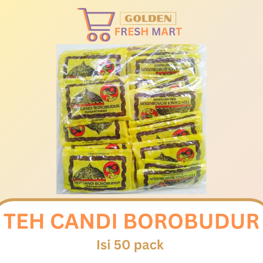 

TEH CANDI BOROBUDUR BUBUK 1 PACK ISI 50 PCS