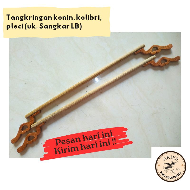 tangkringan kolibri pleci konin uk. sangkar LB(GW01)