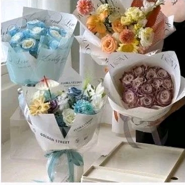 

Kertas Wrapping Buket Dior dan Edisi Love (khusus pembeli buket)