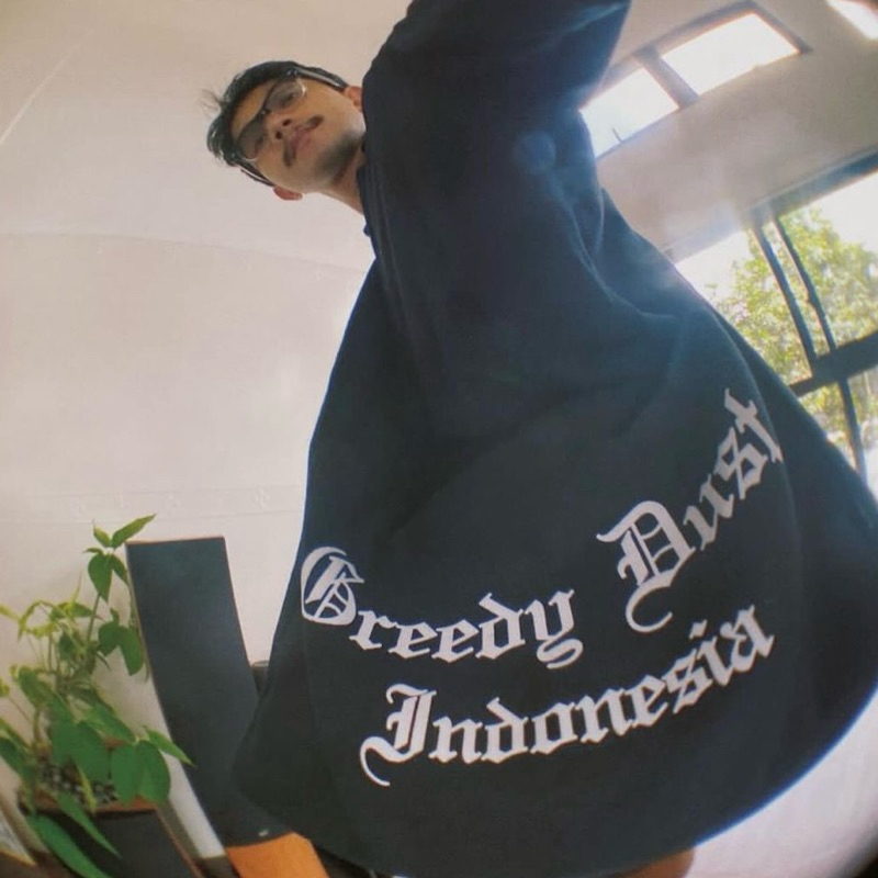 OFFICIAL (READY STOCK) GREEDY DUST INDONESIA - SLING TOTEBAG BLACK
