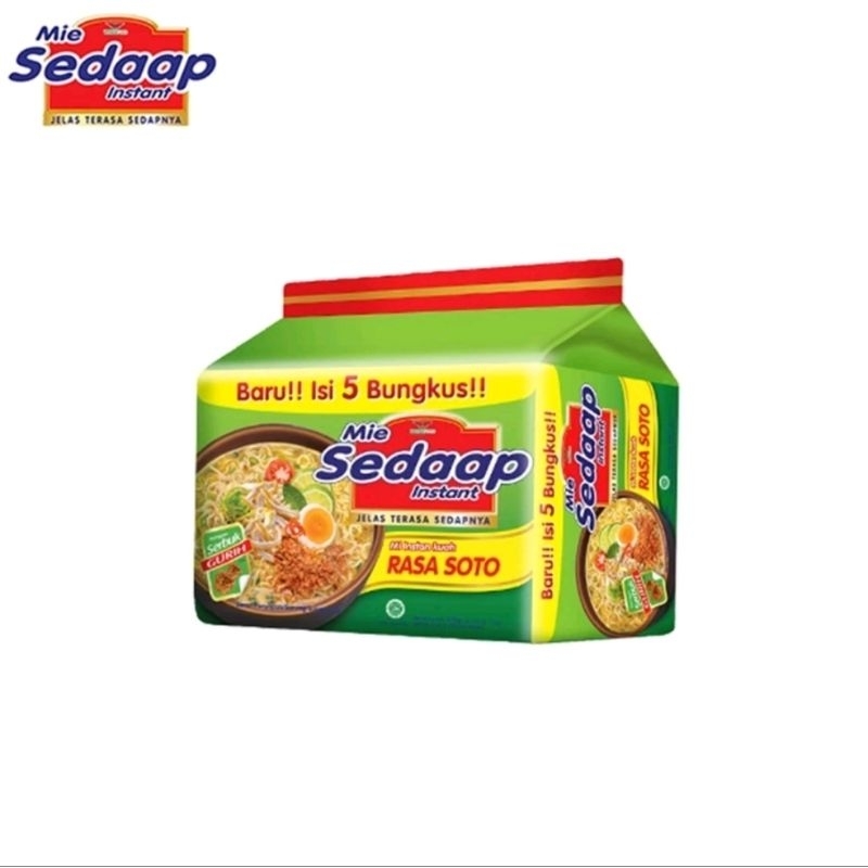 

Sedaap Mie Instan Soto isi 5 Bag 75gr