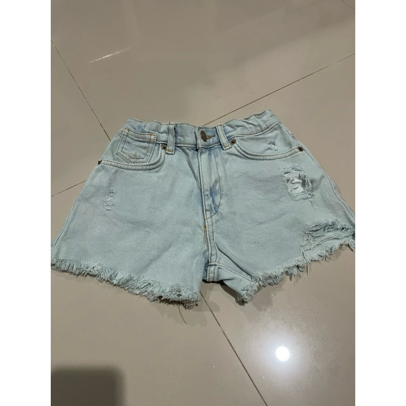 Celana anak Zara denim rumbai pre❤️
