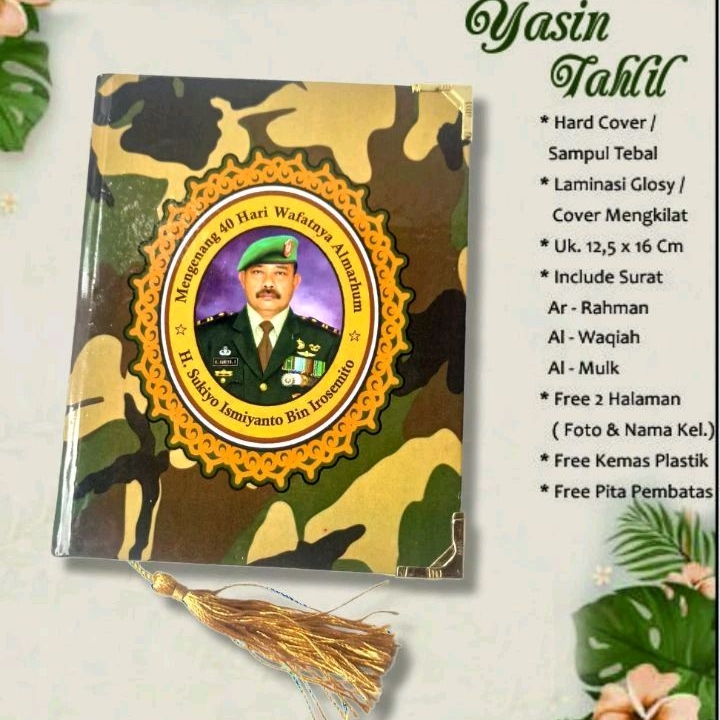 Buku yasin hardcover isi 192 halaaman artpaper