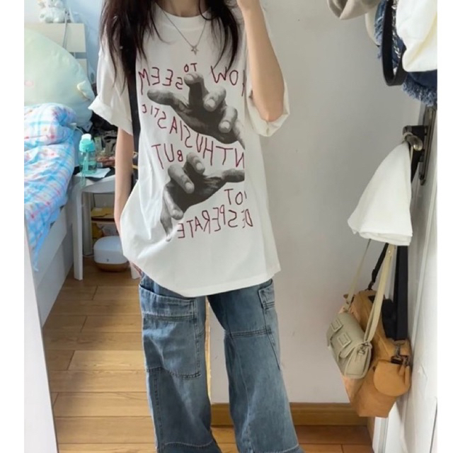TSHIRT ENTHUSIASTIC/ KAOS LOOK KOREAN