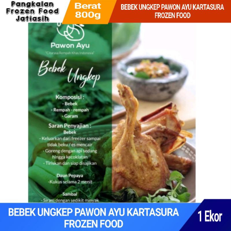 

Bebek Ungkep Pawon Ayu Kartasura ( Frozen Food)