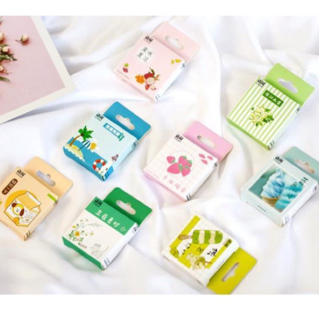 

【MAPLESOL】50Pcs DAILY NATURE Deco Sticker DIY Scrapbook Stiker Jurnal Diary Planner Kotak Stiker Bujo / Sticker Anak sekolah / journal junk / Jurnal / Buku Diary / Retro / vintage / STICKER BUKU / DEKORASI / DECO PAPER / miloli / gwiyeo / bloomingyourdays