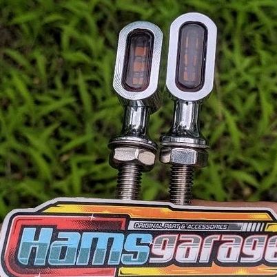 RITING MINI STAINLESS  CUSTOM LAMPU SEIN KECIL STAINLES ORIGINAL UNIVERSAL CB GL MP TIGER NINJA GL10