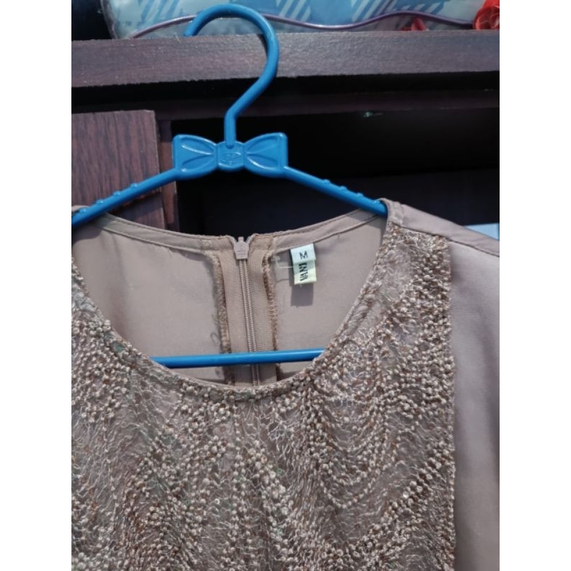 preloved vanilla hijab dress