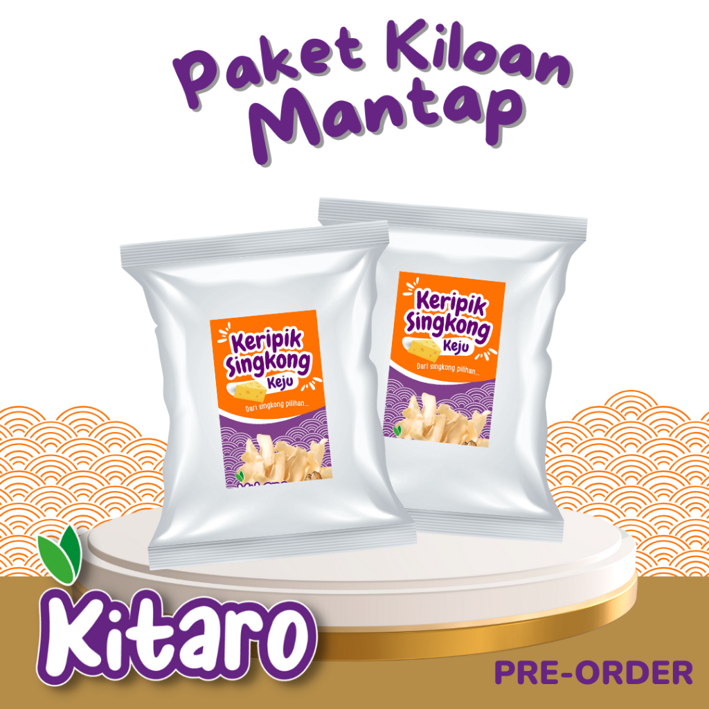 

Keripik Singkong Keju Paket Jumbo 400 g dan 800 g