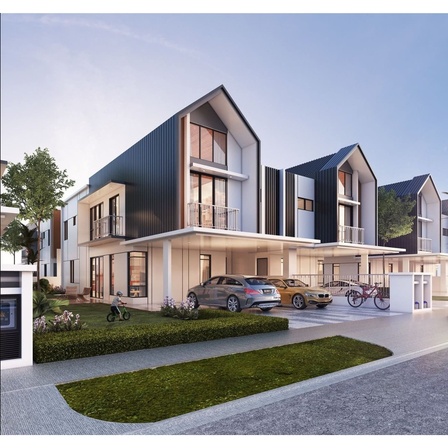 Jasa Desain rumah 3D eksterior Denah