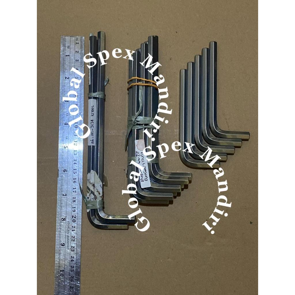 KS TOOLS KUNCI L 8 MM, HEXAGON KEY WRENCH, EXTRA PANJANG 151.3138 MADE IN GERMANY