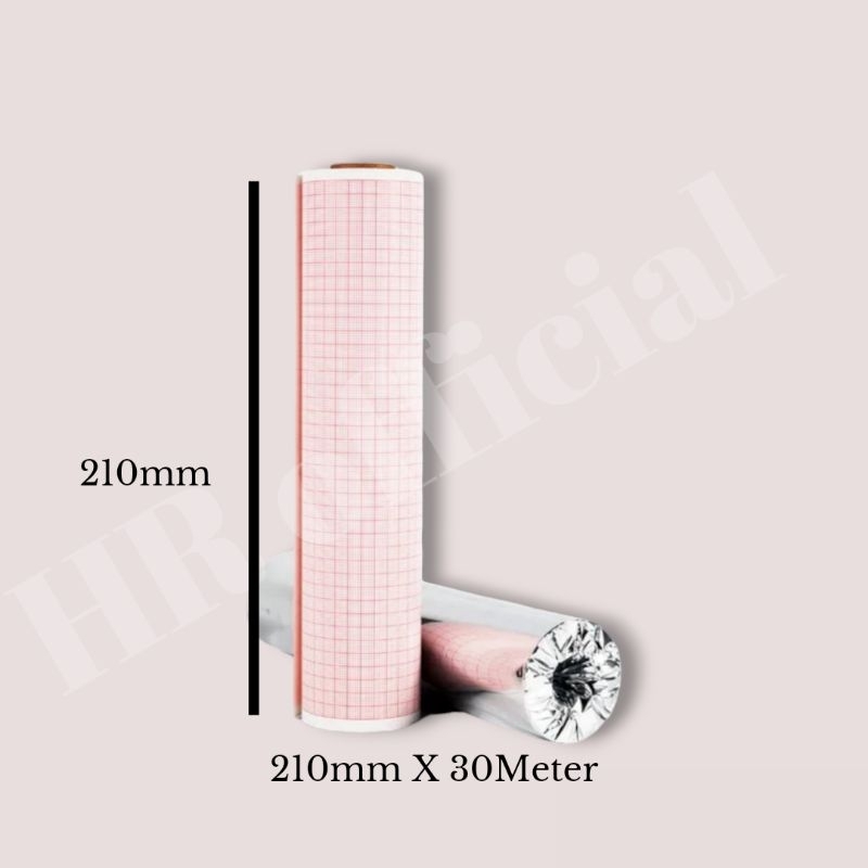 

kertas ekg ecg ukuran 210mm X 30meter