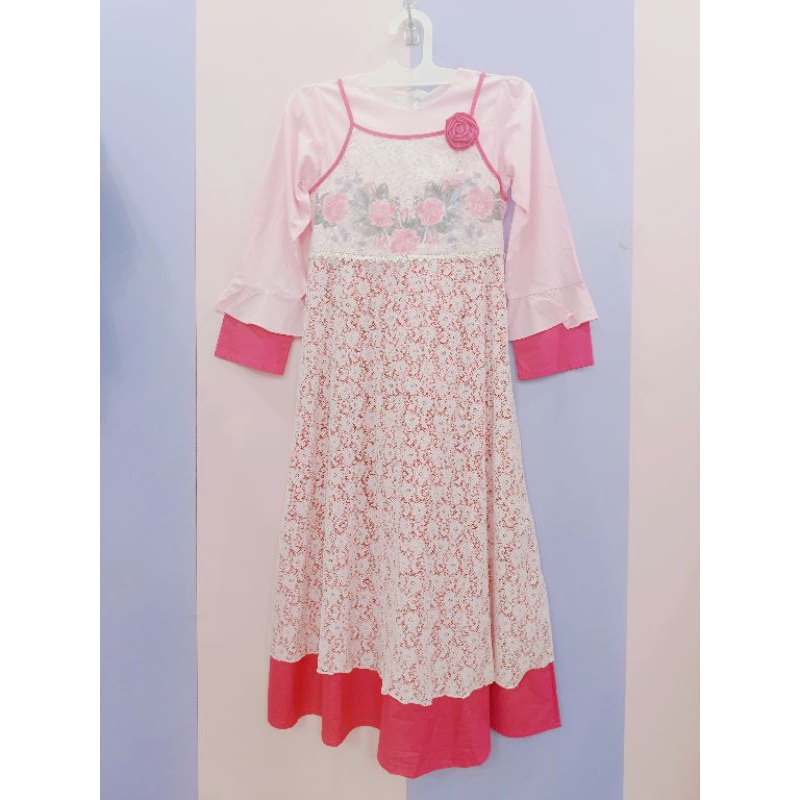Gamis Anak : Aliza Kids (size 10-11 tahun)