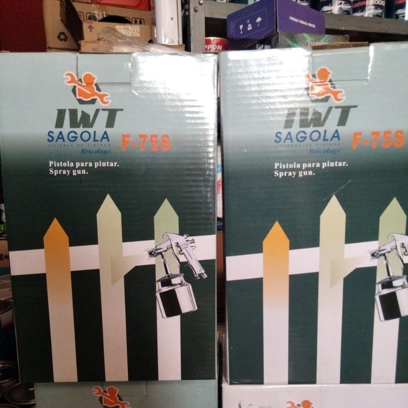 spray gun F-75 S sagola Tabung bawah./Semprotan Cat