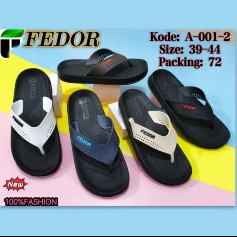 sendal jepit pria Fedor tebal empuk