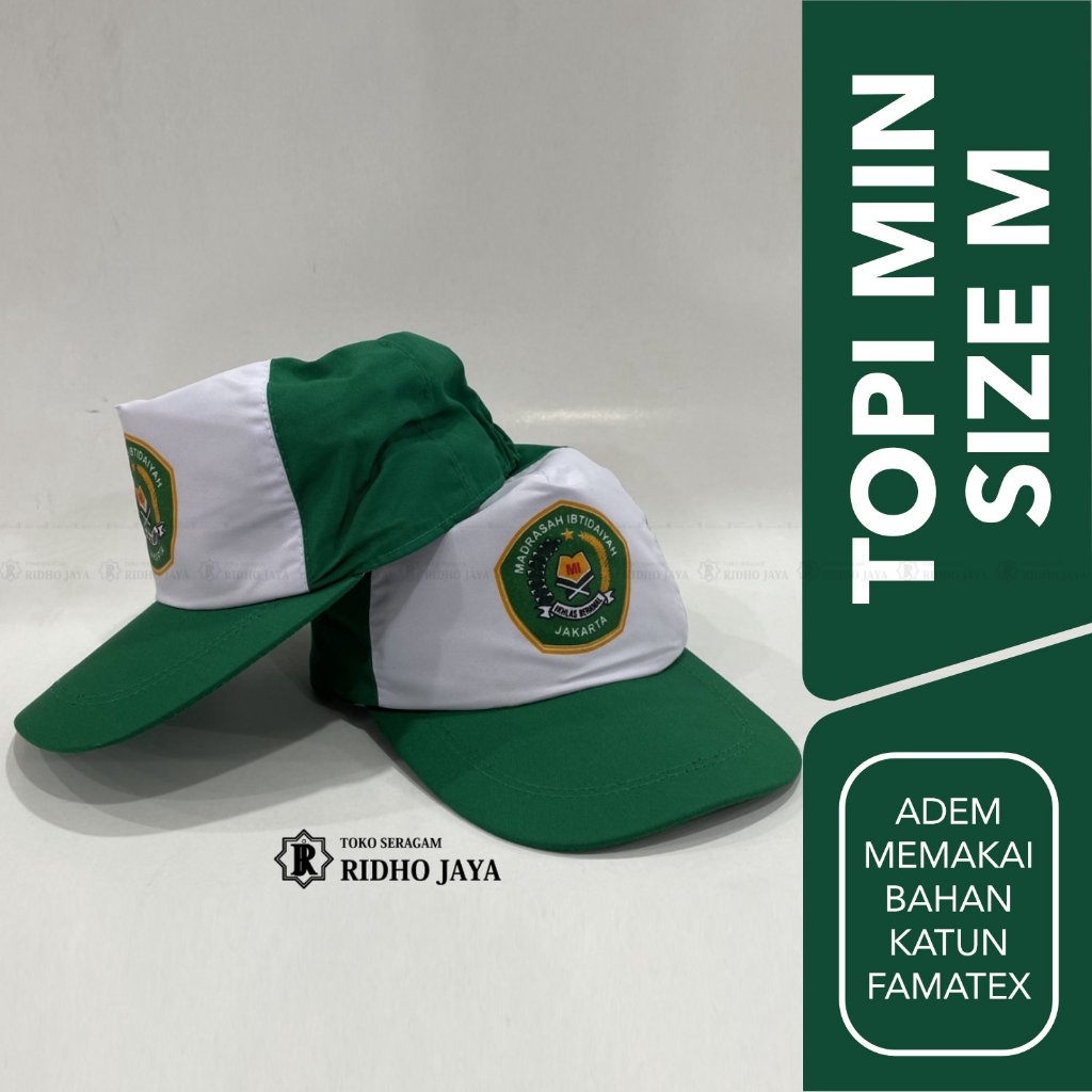 RIDHO JAYA - Topi MIN M Topi MI Topi sekolah