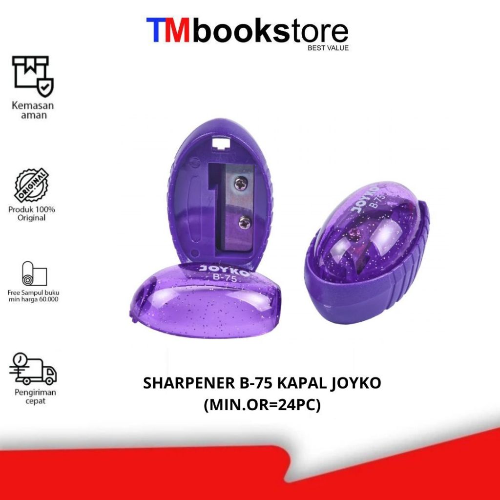 

SHARPENER B-75 KAPAL JOYKO (MIN.OR=24PC)