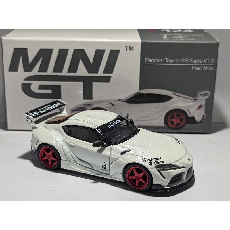 MINI GT Supra Pandem Pearl White