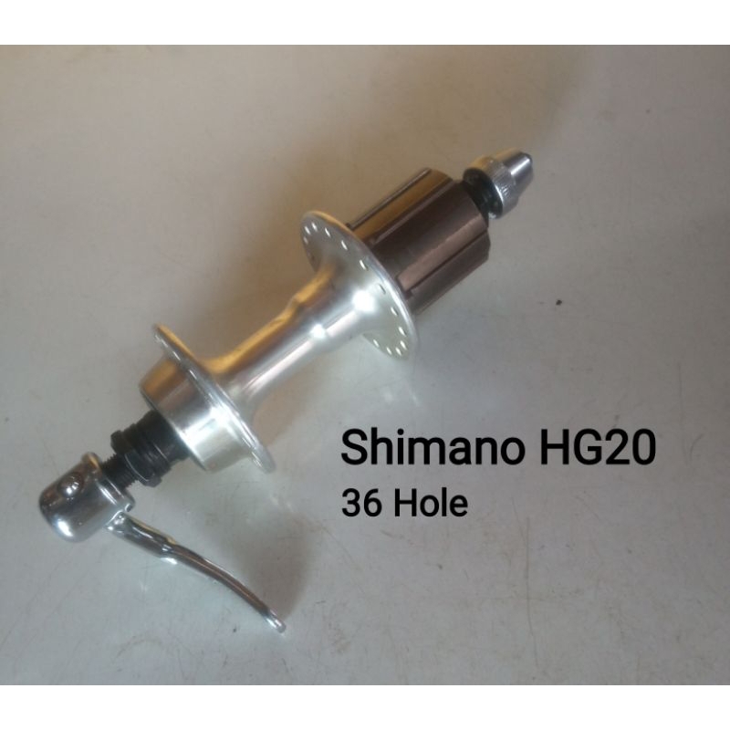 Hub Freehub Tromol Sepeda 36 Hole Alloy Shimano Exage HG20