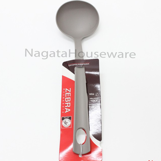 Centong Zebra / Centong Sup Kuah / Irus Sop Zebra / Nylon Chinese Ladle 3" Gemini II 105452 Zebra
