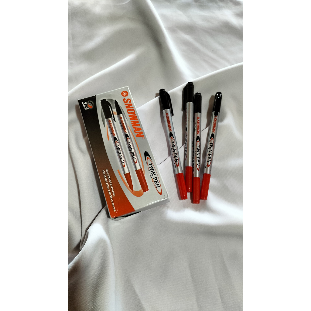 

Twin Pen Snowman 12 pcs