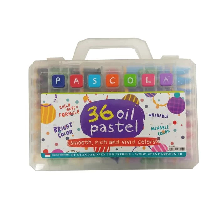

Oil Pastel / Crayon / Krayon PASCOLA Standard Isi 36 Warna