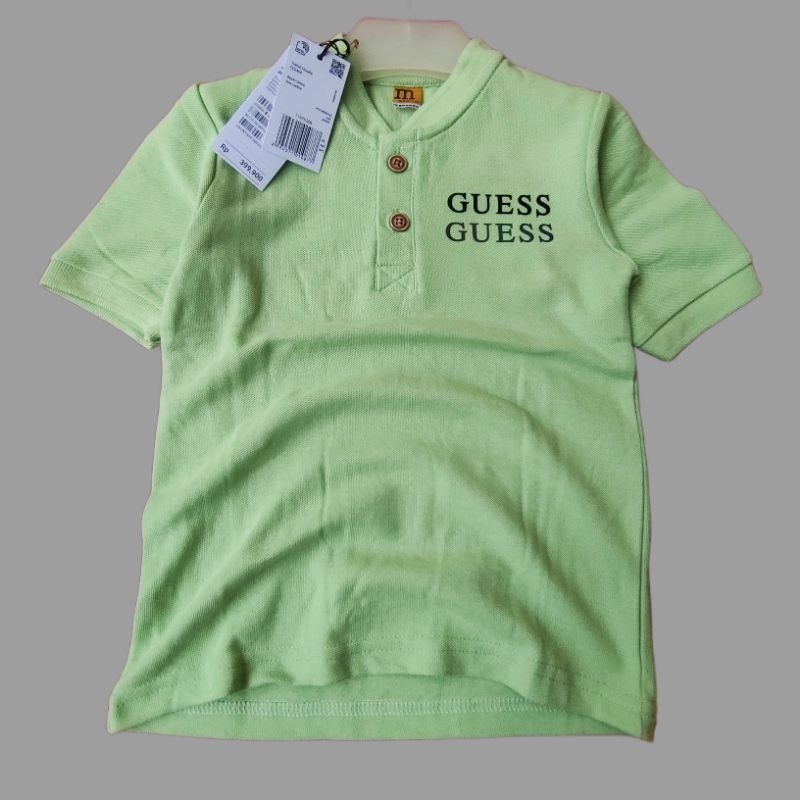 Baju Kaos polo anak laki laki T-shirt kerah Shanghai Anak cowok/Kaos kerah anak cowok