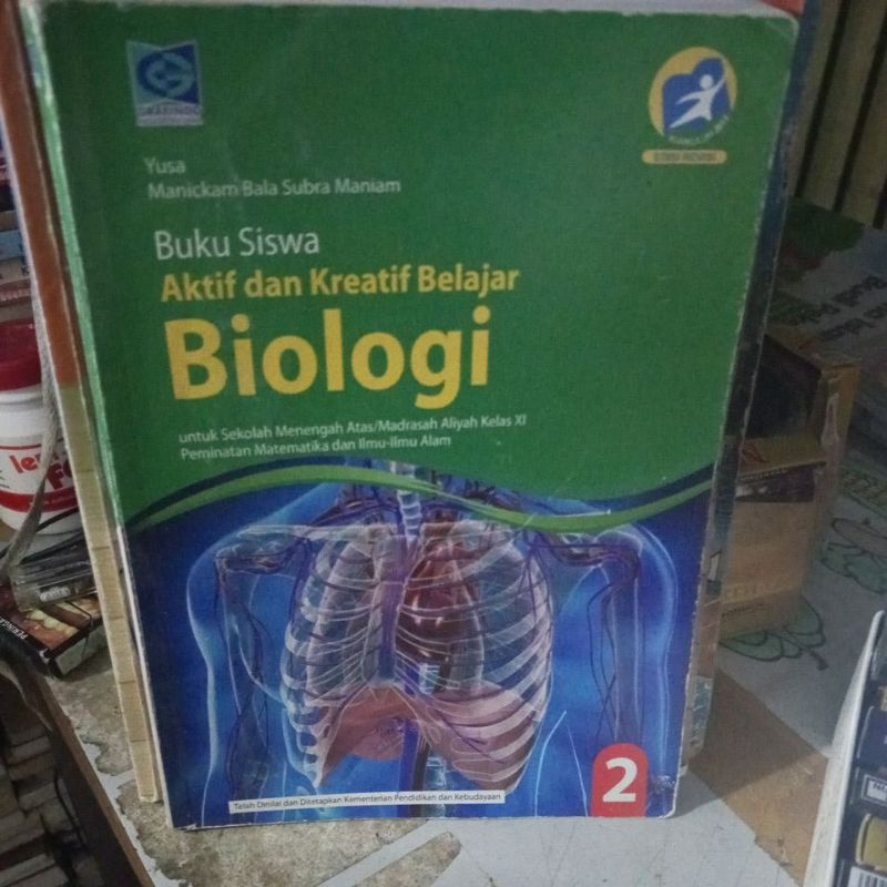 BUKU SISWA AKTIF DAN KREATIF BELAJAR BIOLOGI SMA KELAS XI/11K13 REVISI  PENERBIT GRAFINDO