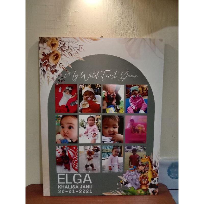 foto kolase custom media kayu mdf