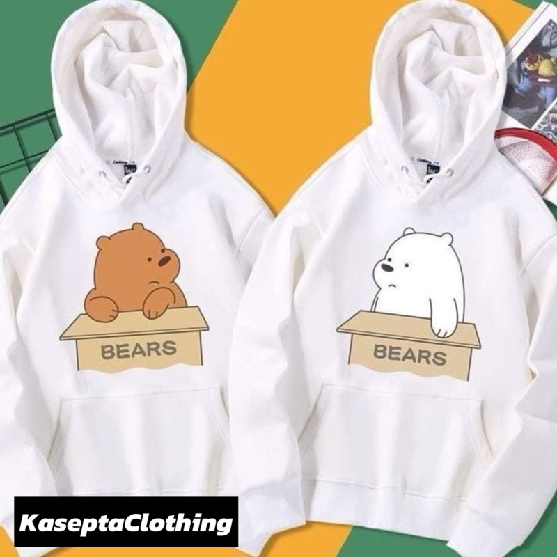 SWEATER HOODIE COUPLE TERLARIS | ICE BEAR | PRIA WANITA