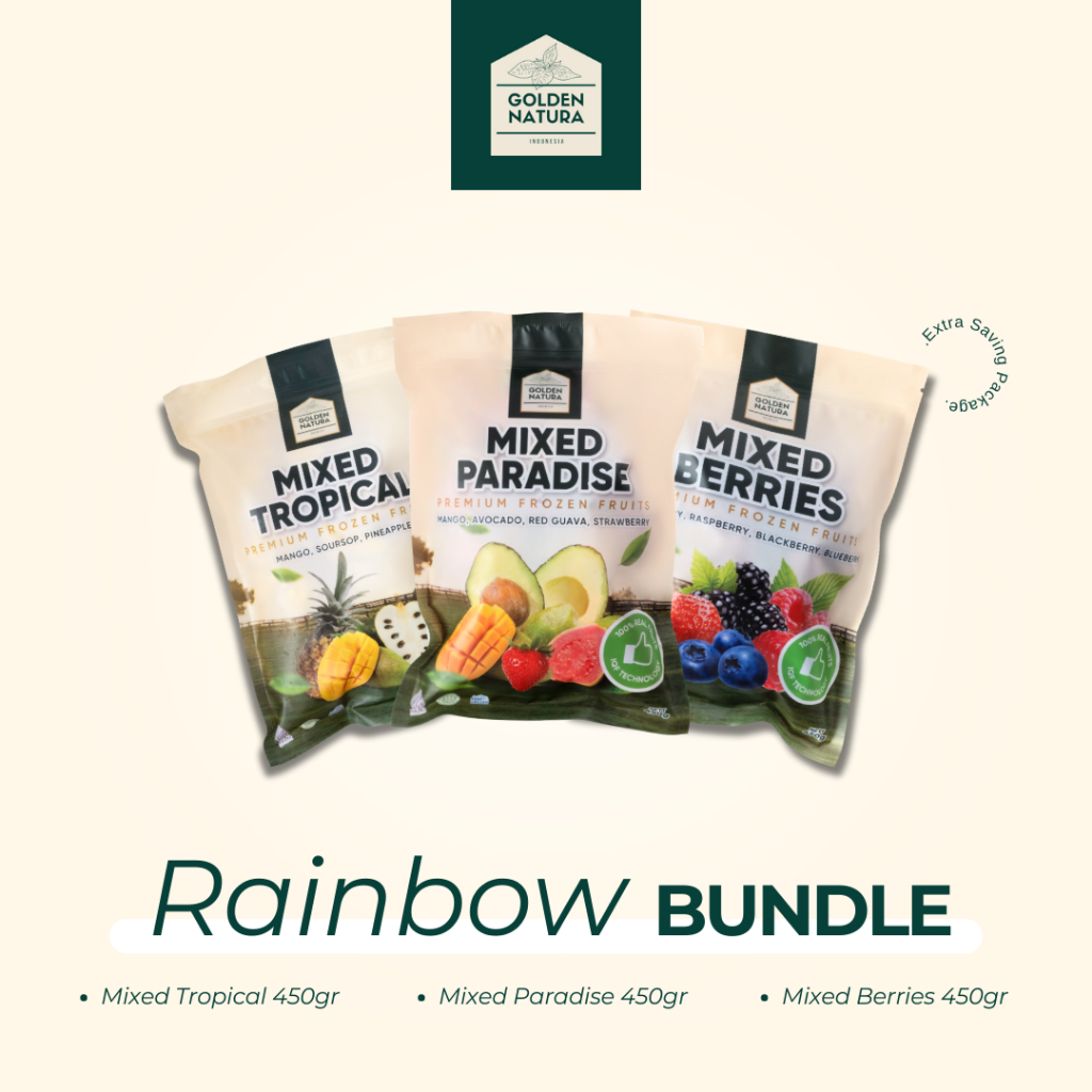 

Golden Natura Indonesia - Rainbow Bundle - Frozen Fruit