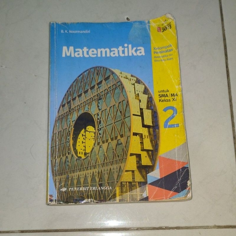 

Buku Matematika Peminatan Kelas XI Peminatan Penerbit Erlangga